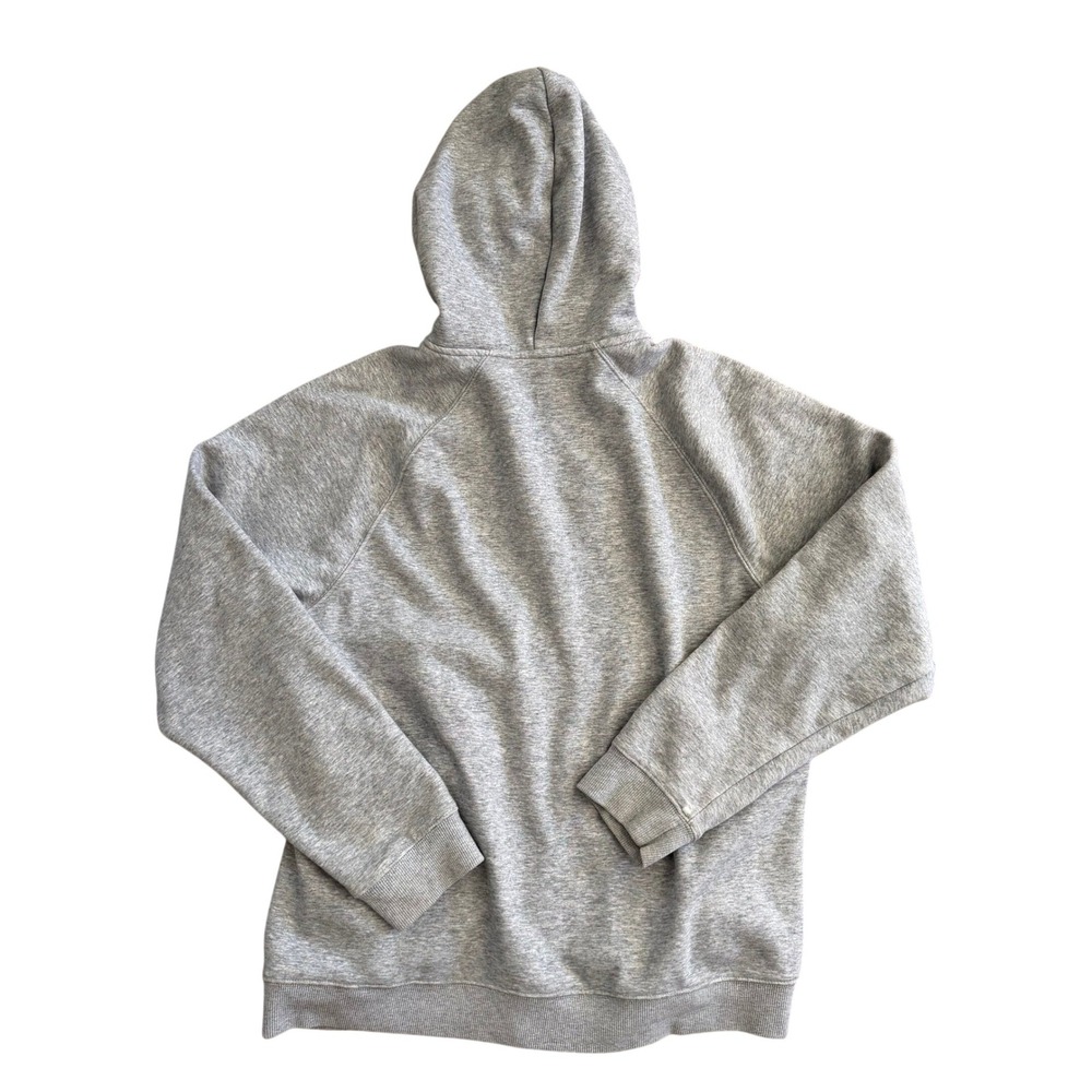 Fabletics Grey Heather Full Zip Raglan Fleece Hoodie Sweatshirt Womens Large - Picture 2 of 8